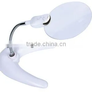 2014 Promotion Gifts Pocket Led Magnifier/acrylic Lens/magnifier Gold Plating Coins /silver Plating Coins Factory thumbnail-1