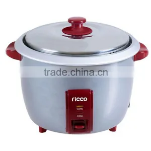 CB Certificate 1.8L Grey Color Drum Shape Rice Cooker With Stainless Steel Lid thumbnail-2