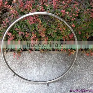 Titanium Wheelchair Rim High Quality Titanium Bike Wheel Rim China Made Titanium Bicycle Wheel Rim for Wheelchair or Bikes thumbnail-6