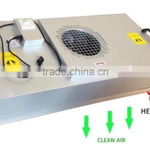 ZHUOWEI Brand CE Certified Self-motored FFU HEPA Fan Filter Unit for Ceiling Module thumbnail-2