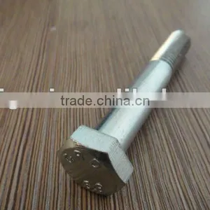 DIN931 Half Thread Hex Bolt Zinc Plated thumbnail-1