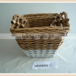 Handmade Different Colors Reusable Decorative Storage Baskets thumbnail-1