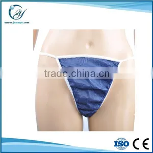 Hot Open Sex Dark Blue Disposable Nonwoven Women Bikini thumbnail-1