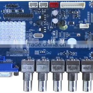 VGA HDMI USB BNC CCTV Remote Control Monitor Controller,Driver Main Motherboard With Real-time Clock Solution thumbnail-1