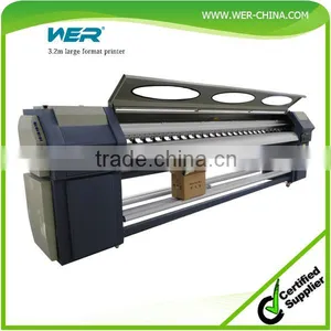 Hot Selling 3.2m WER S3208 Printing Machine, Large Format Solvent Printer thumbnail-1