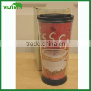 16oz Double Wall Paper Inserted Promotion Travel Mug thumbnail-1