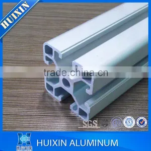 2016 New Anodized Silver 6000 Series Slotted Aluminium Extrusion Profile thumbnail-4