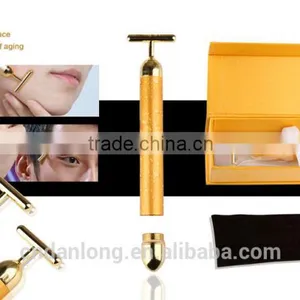 24K Gold Beauty Bar Vibrating Facial Massage thumbnail-2