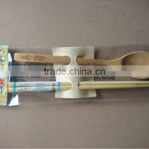 Bamboo Spoon Set Kitchen Utensils and Chopsticks thumbnail-1