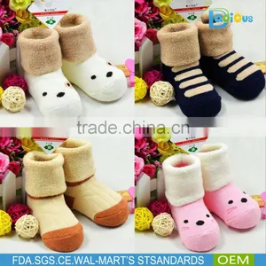 Cute Cotton Printed Baby Cartoon Socks Children Shoe Socks With 20 Different Design thumbnail-1