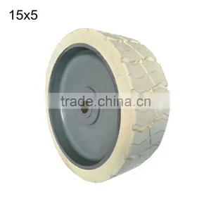 15x5 Non Marking Solid Tyre, Scissor Lift Tyre thumbnail-1