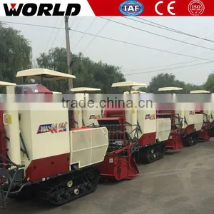 32hp Full Feeding 0.5m3 Grain Tank Mini Price of Rice Combine Harvester thumbnail-2
