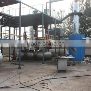DAYI Hot Sale Black Used Lube Engine Oil Refinery Equipment With 90% Oil Output thumbnail-2