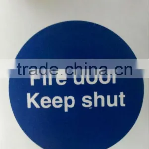 Vinyl Adhesive Sticker/ Fire Door Keep Shut Sign thumbnail-1