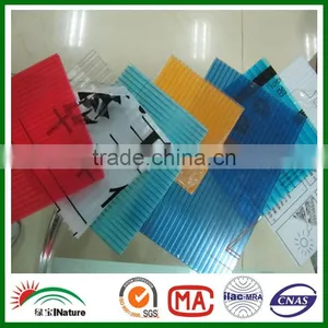 Makrolon Polycarbonate Sheets& 2016 Pc Hollow Sheet Twin-wall pc Panel Honeycomb Sheets thumbnail-4