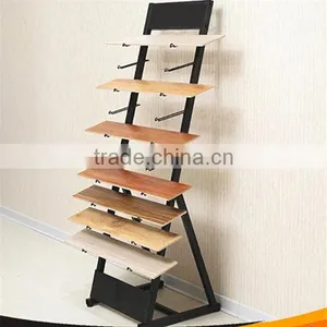 Multi-Tier Flooring Metal Tile Display Rack thumbnail-2