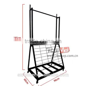 High Quality Floor Standing Metal Carpet Display Rack thumbnail-5