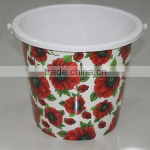Hot Sale Househoud Plastic Buckets With Plastic Handles thumbnail-1