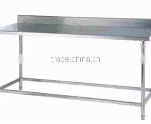 Stainless Steel Kitchen Worktable With Backsplash thumbnail-1