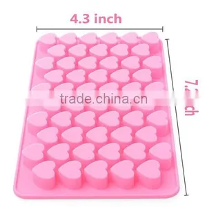 Mini Heart Shape Silicone Ice Cube,Chocolate Mold thumbnail-2