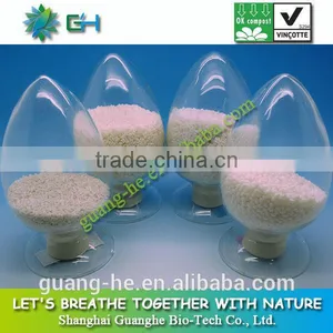 GH401 100% Compostable Plastic Polymer Raw Material Pla Granule for Injection Molding thumbnail-1