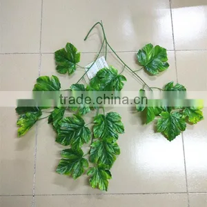 CHY070915 Landscaping Decorative Artificial Green Grape Leaf Artificial Tree Leaves thumbnail-2