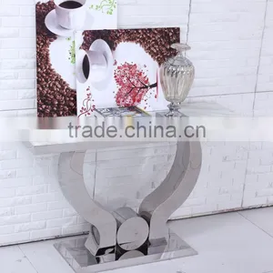 Marble Top Side Table Sofa Table Living Room Furniture thumbnail-2
