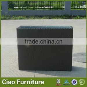 Outdoor Rattan Flower Pot Garden Planter Furniture thumbnail-5