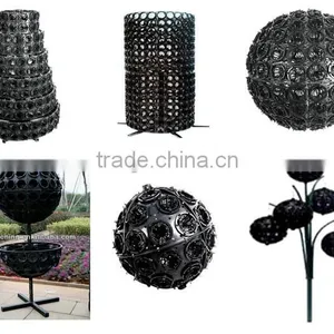 Vertical Garden Decor Hanging Ball Basket for Lamppost Decor thumbnail-4