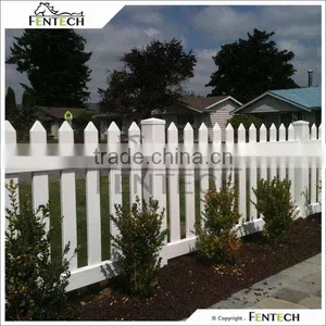 High Quality Cheap Vinyl/PVC/Plastic Garden Pikcet Fence thumbnail-1