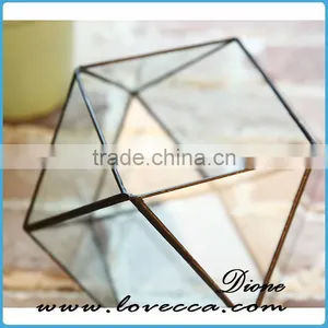 Micro Indoor Deocr Landscape Vase Hanging Geometric Terrarium Glass Vases thumbnail-5