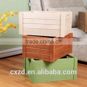 Cheap Handmade Wooden Crate thumbnail-3