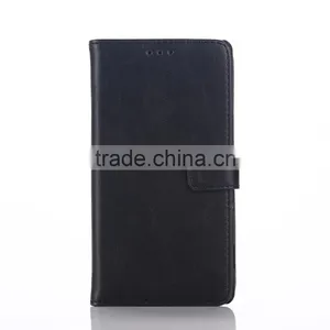 High Quality Crazy-horse PU Card Bumper/pocket Cell Phone Case for Sony thumbnail-3