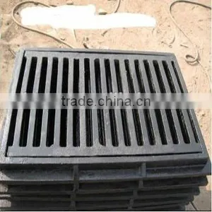 EN124 D400 C250 B125 Iron Casting Sewer Grid Drain Cover thumbnail-1