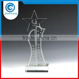 Jingyage OEM Custom Star Trophy Crystal Star Trophy Cup Starfire Crystal Award Souvenir thumbnail-1
