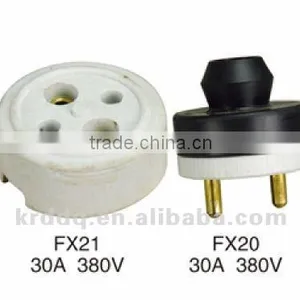 Porcelain Socket & Plug FX21 thumbnail-1