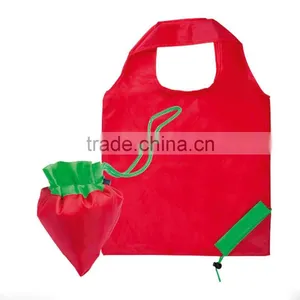 Promotional Reusable Polyester Foldable Beach Bag Wholesale Nylon Foldable Shopping Bag thumbnail-2