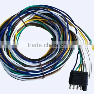 S10066 5-Way Flat Trailer Connector Wishbone Wire Harness thumbnail-1