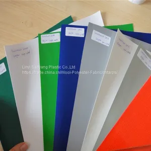 Wholesale Make Sunshade Reinforced PVC Laminated Tarpaulin Coated Tarp thumbnail-1
