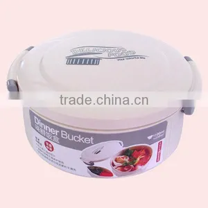 Round Shape Plastic Food Container With Soup Box and Spoon thumbnail-1
