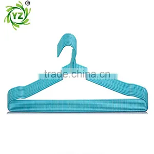 A560 2017 High Quality Clothes Hanger/metal Pvc Coated Laundry Hangerr/Metal PVC Hanger With Curved Shape thumbnail-6