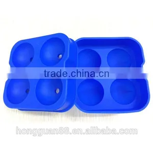 2015 Promotion Silicone Ice Ball Mold/Ice Ball Maker, Hot Selling 4Cavity Silicone Ice Ball Mold / Cheap Silicone Ice Ball thumbnail-1