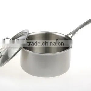 Kitchen Utensil Stainless Steel Double Bottom Health Milk Pot thumbnail-3