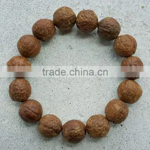 15 Beads Phoenix Eye Bodhi Seed Genuine Indonesian Buddha Chitta Mala Phrengba thumbnail-1