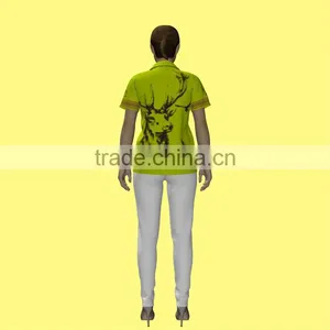 Wholesale Screen/heat Transfer Print Custom Design Sports Polo Shirts MQF-003 thumbnail-2