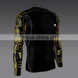 Hongen Apparel Custom Printed Rash Guard Made of High Quality Lycra Offer Design Help thumbnail-1