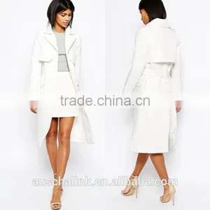 Trendy Russian Style Women White Elegant Winter Coat thumbnail-5