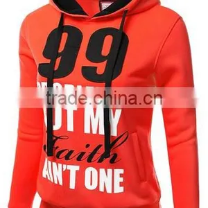 Women's Basic Graphic Words Printed Pullover Long Sleeve Hoodie thumbnail-4