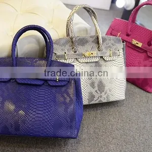 DY0058Z Europea Fashion Snakeskin pu Leather Bag Tote Handbag thumbnail-4
