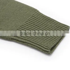 2017 New Design Style Women Green Color Turtleneck Long Sleeve Pullover Sweater thumbnail-5